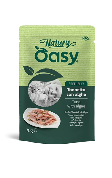Oasy Natury Soft Jelly Tonnetto con Alghe 70g Busta
 Oasy Natury Soft Jelly Tonnetto con Alghe 70g Busta